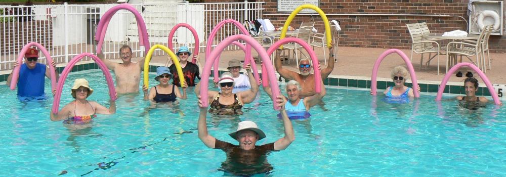 Senior Citizen Activities water aerobics